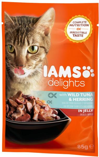 Delights tuna & herring 85 g