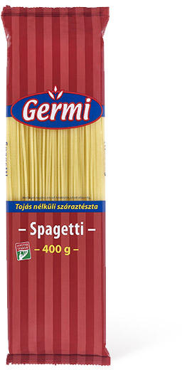 Vásárlás: Gyermelyi Germi tojás nélküli spagetti 400g Tészta, levesbetét  árak összehasonlítása, Germi tojás nélküli spagetti 400 g boltok