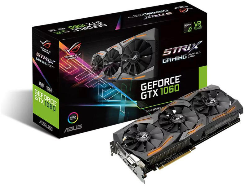 Vásárlás: ASUS GeForce GTX 1060 6GB GDDR5 192bit (ROG STRIX-GTX1060-6G-GAMING)  Videokártya - Árukereső.hu