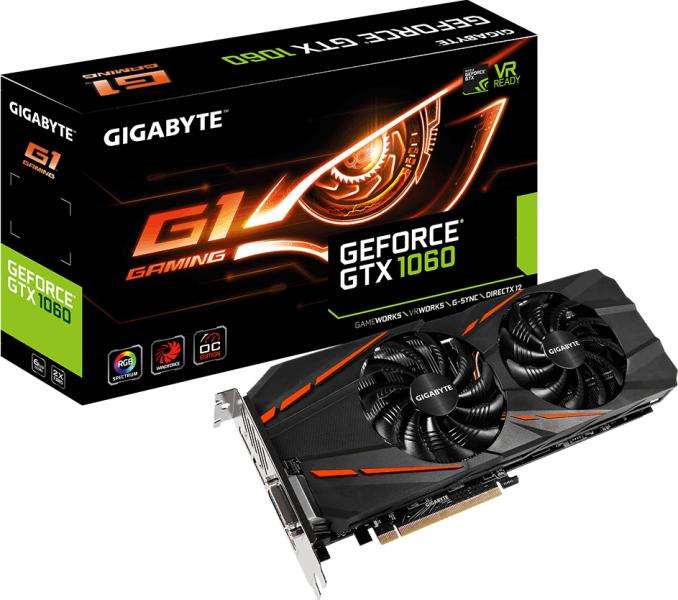 GIGABYTE GeForce GTX 1060 G1 Gaming 6GB GDDR5 192bit (GV-N1060G1  GAMING-6GD) Gigabyte Видео карти Цени, оферти и мнения, списък с магазини