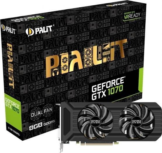 Palit GeForce GTX 1070 Dual 8GB GDDR5 256bit (NE51070015P2-1043D) Placa  video Preturi - Palit GeForce GTX 1070 Dual 8GB GDDR5 256bit  (NE51070015P2-1043D) Placa video Magazine