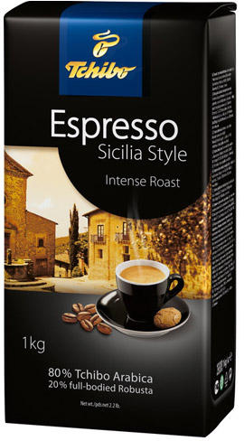 Tchibo Espresso Sicilia Style boabe 1 kg (Cafea) - Preturi