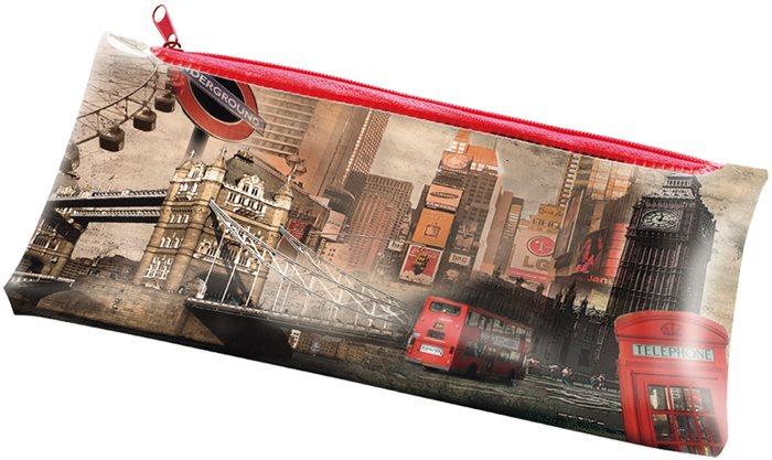 Vásárlás: Panta Plast London cipzáras tolltartó (INP410006834) Tolltartó  árak összehasonlítása, London cipzáras tolltartó INP 410006834 boltok