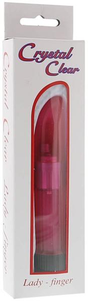 Crystal Clear LadyFinger Mini áttetszó vibrátor