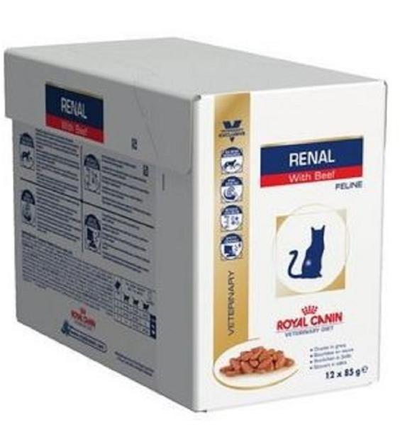 Vásárlás: Royal Canin Renal with beef 12x85 g Macskaeledel árak  összehasonlítása, Renal with beef 12 x 85 g boltok
