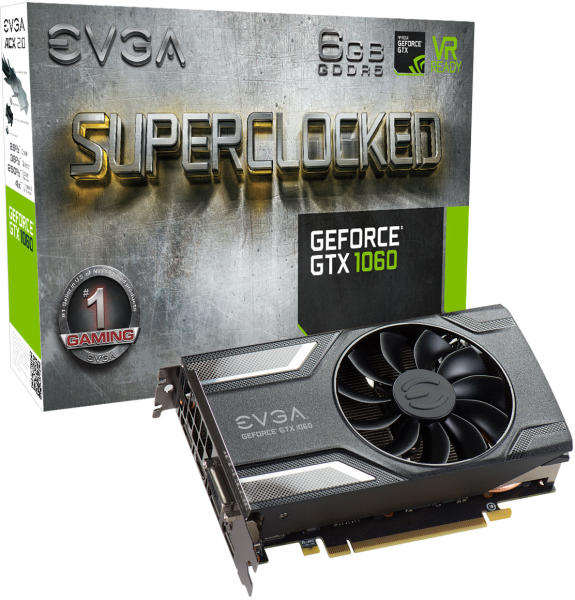 EVGA GeForce GTX 1060 SC GAMING 6GB GDDR5 192bit (06G-P4-6163-KR) Видео  карти Цени, оферти и мнения, списък с магазини