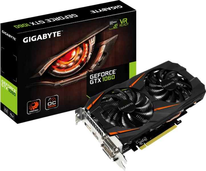 Vásárlás: GIGABYTE GeForce GTX 1060 WINDFORCE OC 6GB GDDR5 192bit  (GV-N1060WF2OC-6GD) Videokártya - Árukereső.hu