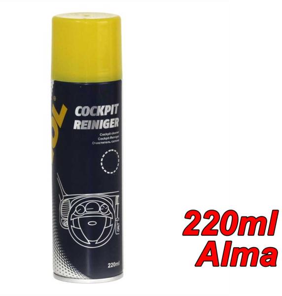 Cockpit Reiniger - Műszerfal tisztító és ápoló, alma illatú 220 ml 6105