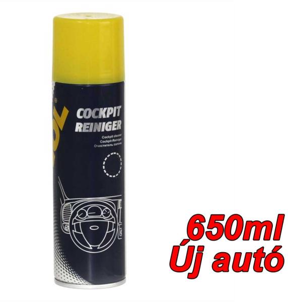 Cockpit Reiniger - Műszerfal tisztító és ápoló, új autó illatú 650 ml 6117