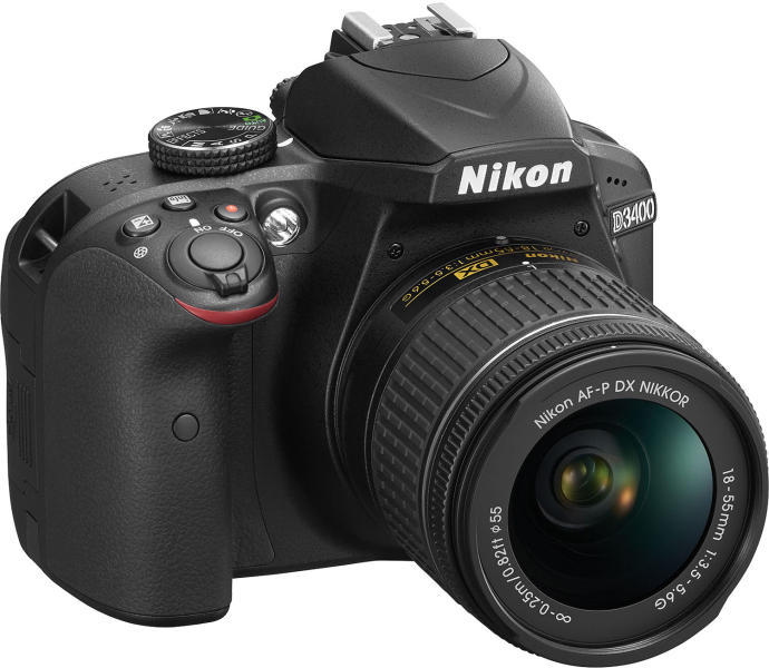 Nikon D3400 + AF-P 18-55mm VR (VBA490K001/VBA491K001) Aparat foto Preturi,  Nikon D3400 + AF-P 18-55mm VR (VBA490K001/VBA491K001) aparate foto digital  oferte