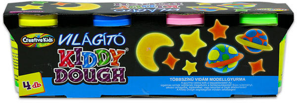 Vásárlás: Creative Kids Kiddy Dough világító gyurma - 4 db-os (72760) Gyurma,  agyag árak összehasonlítása, Kiddy Dough világító gyurma 4 db os 72760  boltok