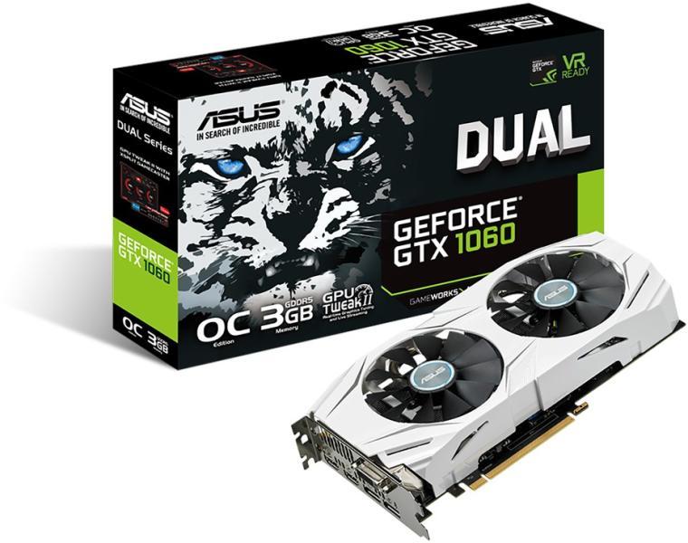 Vásárlás: ASUS GeForce GTX 1060 OC 3GB GDDR5 192bit (DUAL-GTX1060-O3G)  Videokártya - Árukereső.hu