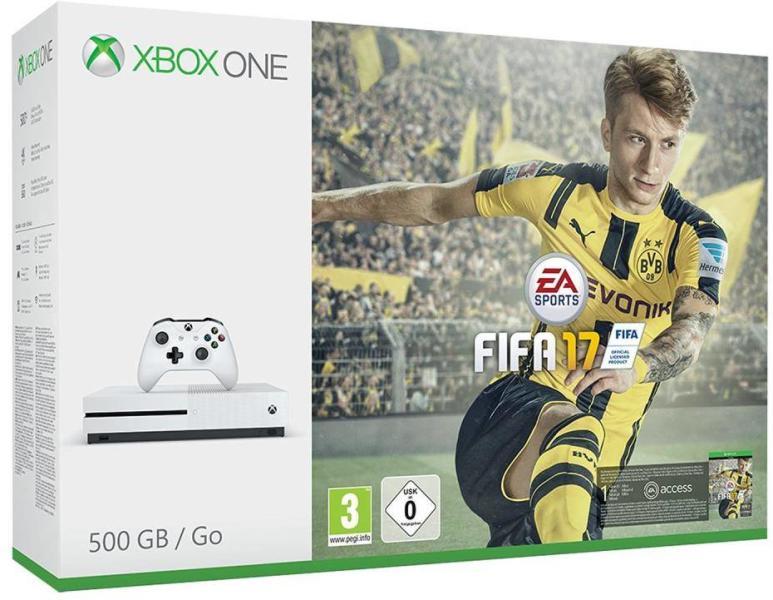 Microsoft Xbox One S (Slim) 500GB + FIFA 17 vásárolj már 0 Ft-tól