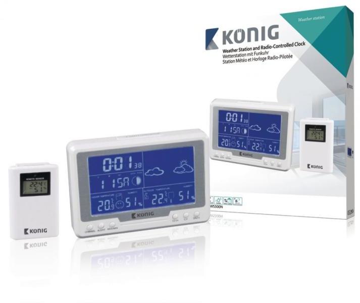 Vásárlás: König KN-WS500N Időjárás állomás árak összehasonlítása, KN WS 500  N boltok