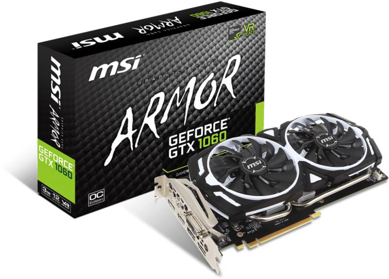 Vásárlás: MSI GeForce GTX 1060 3GB GDDR5 192bit (GTX 1060 ARMOR 3G OCV1)  Videokártya - Árukereső.hu