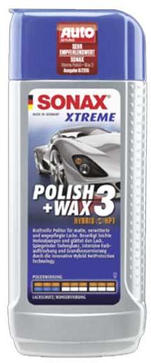 Vásárlás: SONAX XTREME3 Polir és Wax 250ml 202100 Autóápolás árak  összehasonlítása, XTREME 3 Polir és Wax 250 ml 202100 boltok