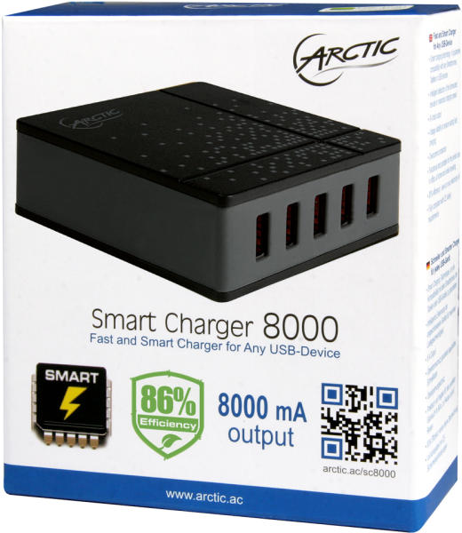 Vásárlás: ARCTIC Smart Charger 8000mAh (APWCH00017A) Mobiltelefon töltő  árak összehasonlítása, Smart Charger 8000 mAh APWCH 00017 A boltok