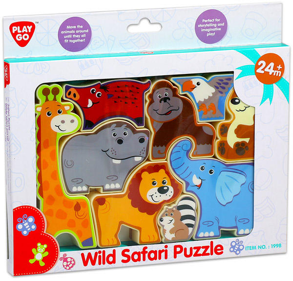 Vadállatok formapuzzle (01998-0)
