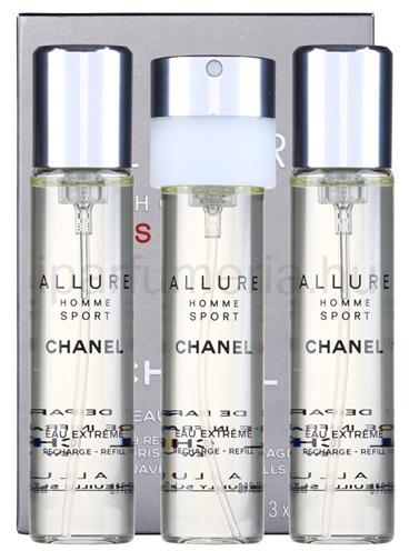 CHANEL Allure Homme Sport Eau Extreme (Refills) EDP 3x20ml parfüm vásárlás,  olcsó CHANEL Allure Homme Sport Eau Extreme (Refills) EDP 3x20ml parfüm  árak, akciók