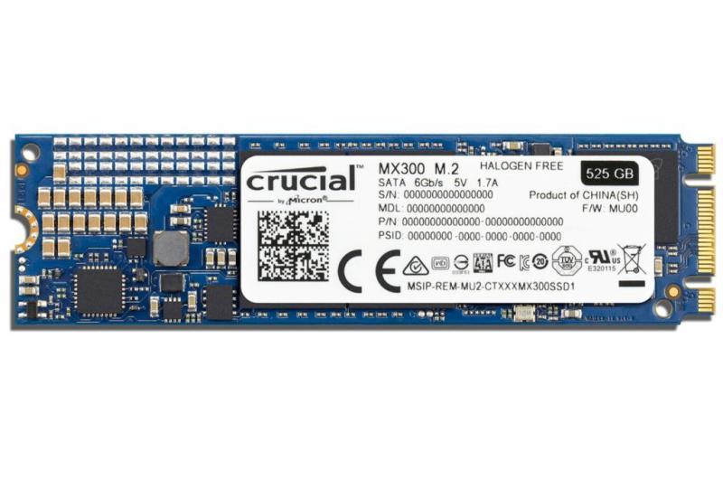 Crucial MX300 525GB M.2 SATA3 CT525MX300SSD4 (Solid State Drive SSD intern)  - Preturi