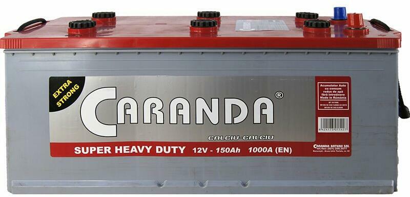 CARANDA Heavy Duty 12V 150Ah 1000A (Acumulator camion, vaporas, rulota ) -  Preturi