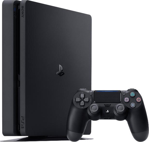 Sony PlayStation 4 Slim Jet Black 1TB (PS4 Slim 1TB) Конзоли за игри Цени,  оферти и мнения, списък с магазини