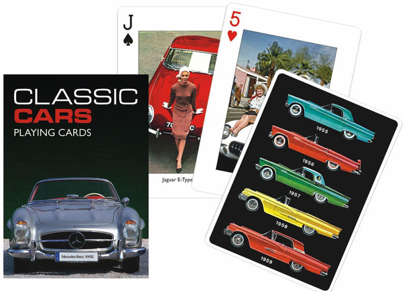 Classic Cars - Klasszikus autók römikártya 1*55 lap (165016)