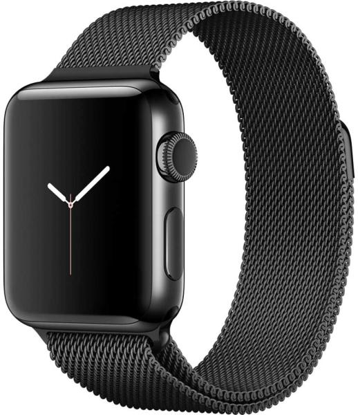 stainless steel case with milanese loop