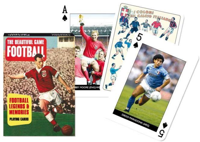 Futball legendák römikártya 1x55 lap (164415)