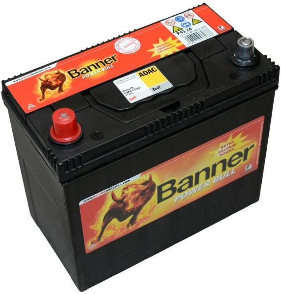 Power Bull 45AH 390A left+ Asia (P45 24)