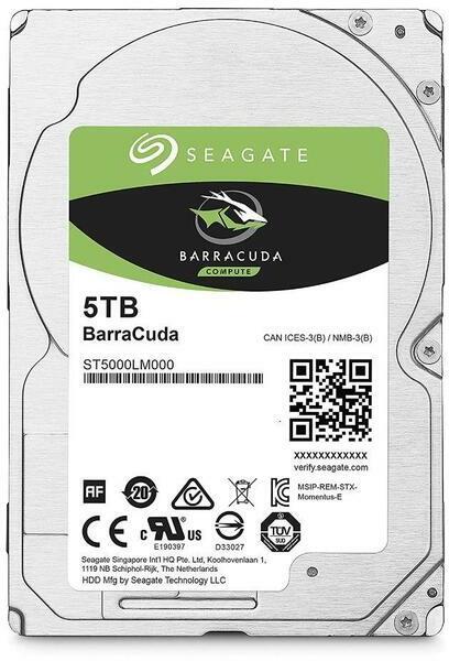 Seagate BarraCuda 2.5 5TB 5400rpm 128MB SATA3 (ST5000LM000) vásárlás, olcsó  Belső merevlemez árak, Seagate BarraCuda 2.5 5TB 5400rpm 128MB SATA3  (ST5000LM000) boltok