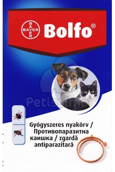 Bolfo Zgardă împotriva puricilor și căpușelor 38 cm - pentru câini și  pisici (Zgarda pentru caini) - Preturi