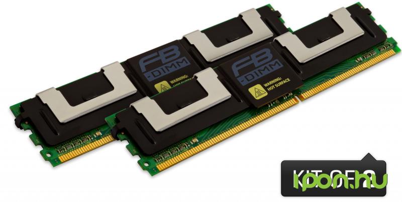 Kingston 8GB (2x4GB) DDR2 667MHz KTD-WS667/8G memória modul vásárlás, olcsó  Memória modul árak, memoria modul boltok