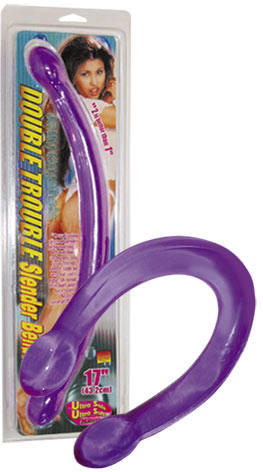 Double Trouble - Dupla gömbös dildó 43 cm