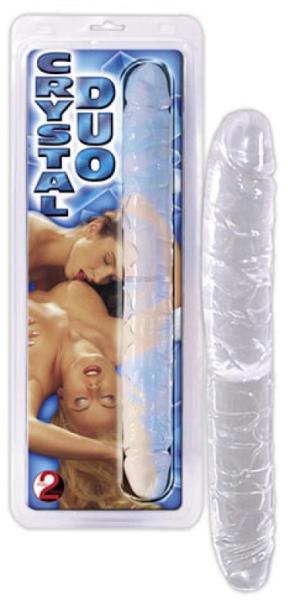 Crystal Duo - Kristály duó dupla dildó
