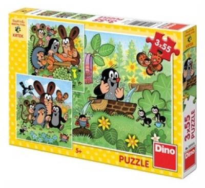Vásárlás: Dino Kisvakond és barátai puzzle 3x55 db-os Puzzle árak  összehasonlítása, Kisvakond és barátai puzzle 3 x 55 db os boltok