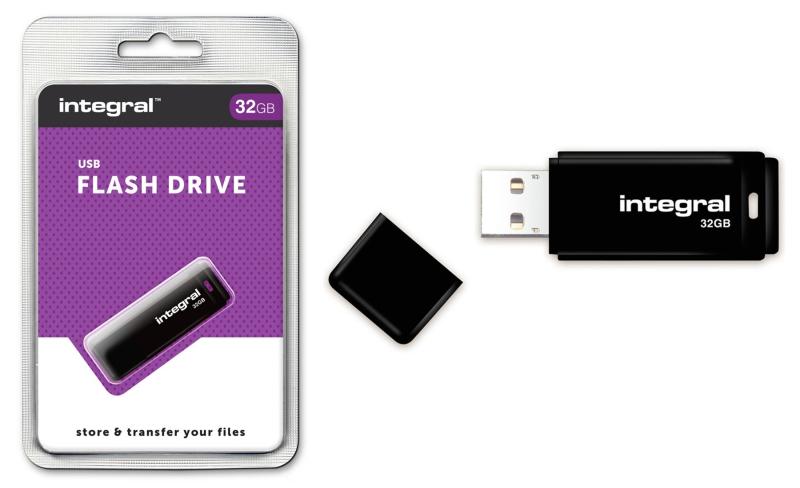 Integral Black 32GB USB 2.0 INFD32GBBLK (Memory stick) - Preturi