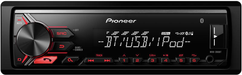 Pioneer MVH-390BT autórádió vásárlás, olcsó Pioneer MVH-390BT autórádió  árak, akciók