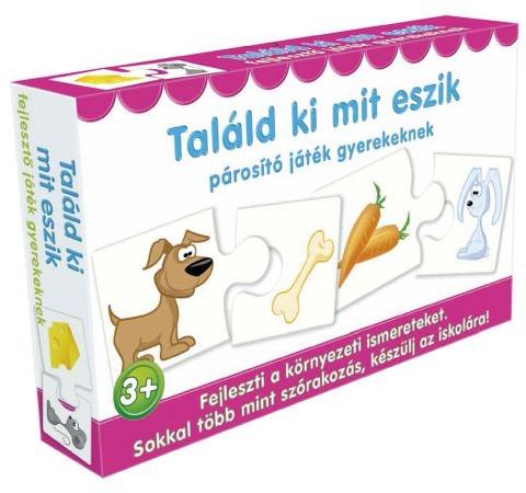 Találd ki mit eszik - párosító játék