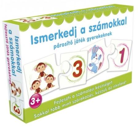 Ismerkedj a számokkal - párosító játék