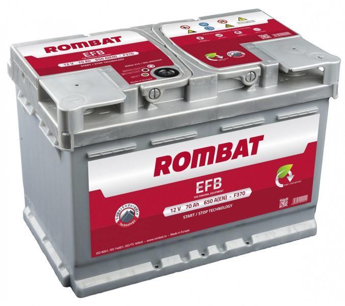 ROMBAT EFB Start-Stop 65Ah 650A (Acumulator auto) - Preturi