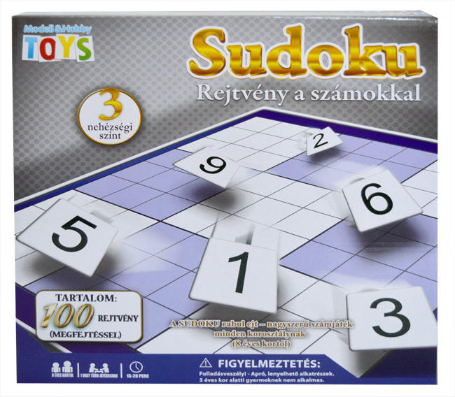 Vásárlás: Modell & Hobby Sudoku, rejtvény a számokkal Logikai játék árak  összehasonlítása, Sudoku rejtvény a számokkal boltok