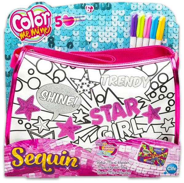 Vásárlás: Cife Color Me Mine nagy flitteres hipster táska rózsaszín Kreatív  játék árak összehasonlítása, ColorMeMinenagyflittereshipstertáskarózsaszín  boltok