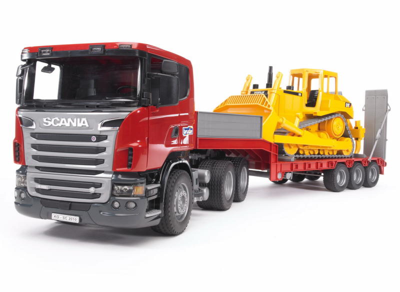 Vásárlás: BRUDER Scania R tréler és CAT bulldózer (03555) Játékautó és  jármű árak összehasonlítása, Scania R tréler és CAT bulldózer 03555 boltok