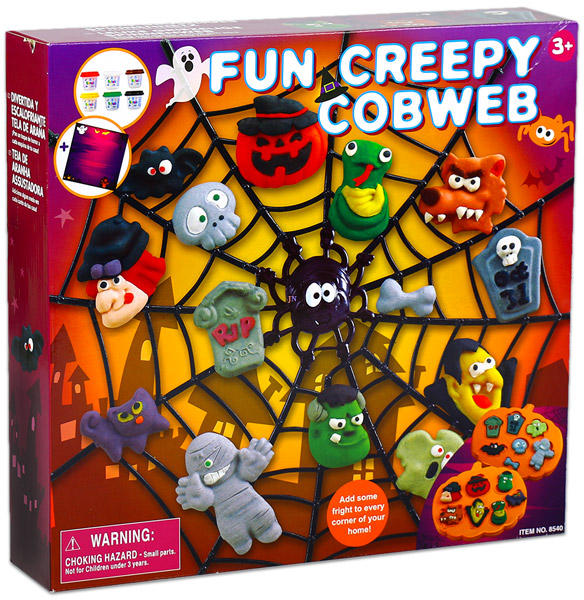 Halloween pókháló szörnyek gyurmakészlet (8540)