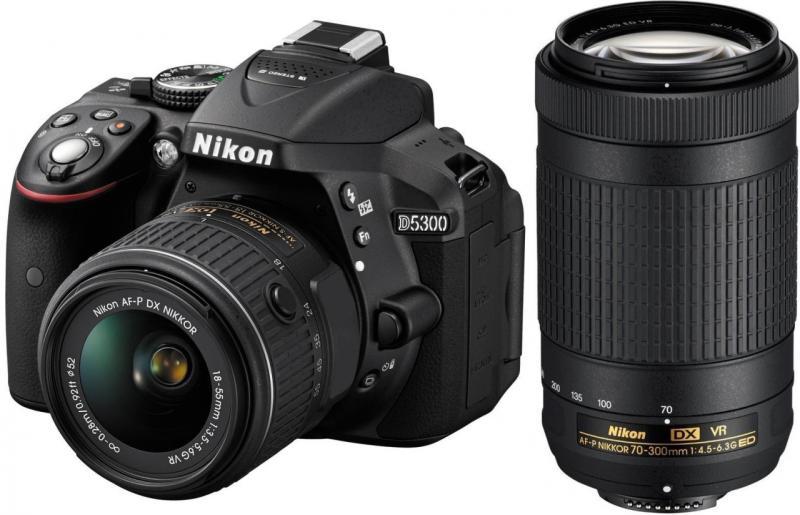 Nikon D5300 + AF-P 18-55mm VR + AF-P 70-300mm VR - Árukereső.hu