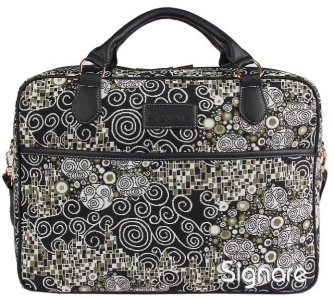 Signare Klimt Black & White laptop táska vásárlás, olcsó Signare Klimt  Black & White notebook táska árak, akciók