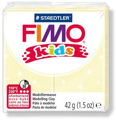 Kids égethető gyurma - gyöngyház sárga 42 g (FM8030106)