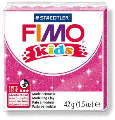Kids égethető gyurma - glitteres rózsaszín 42 g (FM8030262)