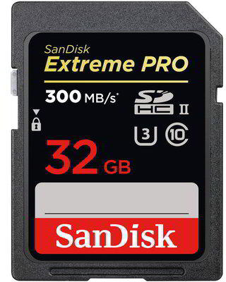 SDHC Extreme Pro 32GB UHS-II/U3  (SDSDXPK-032G-ANCIN/SDSDXPK-032G-GN4IN/173373)